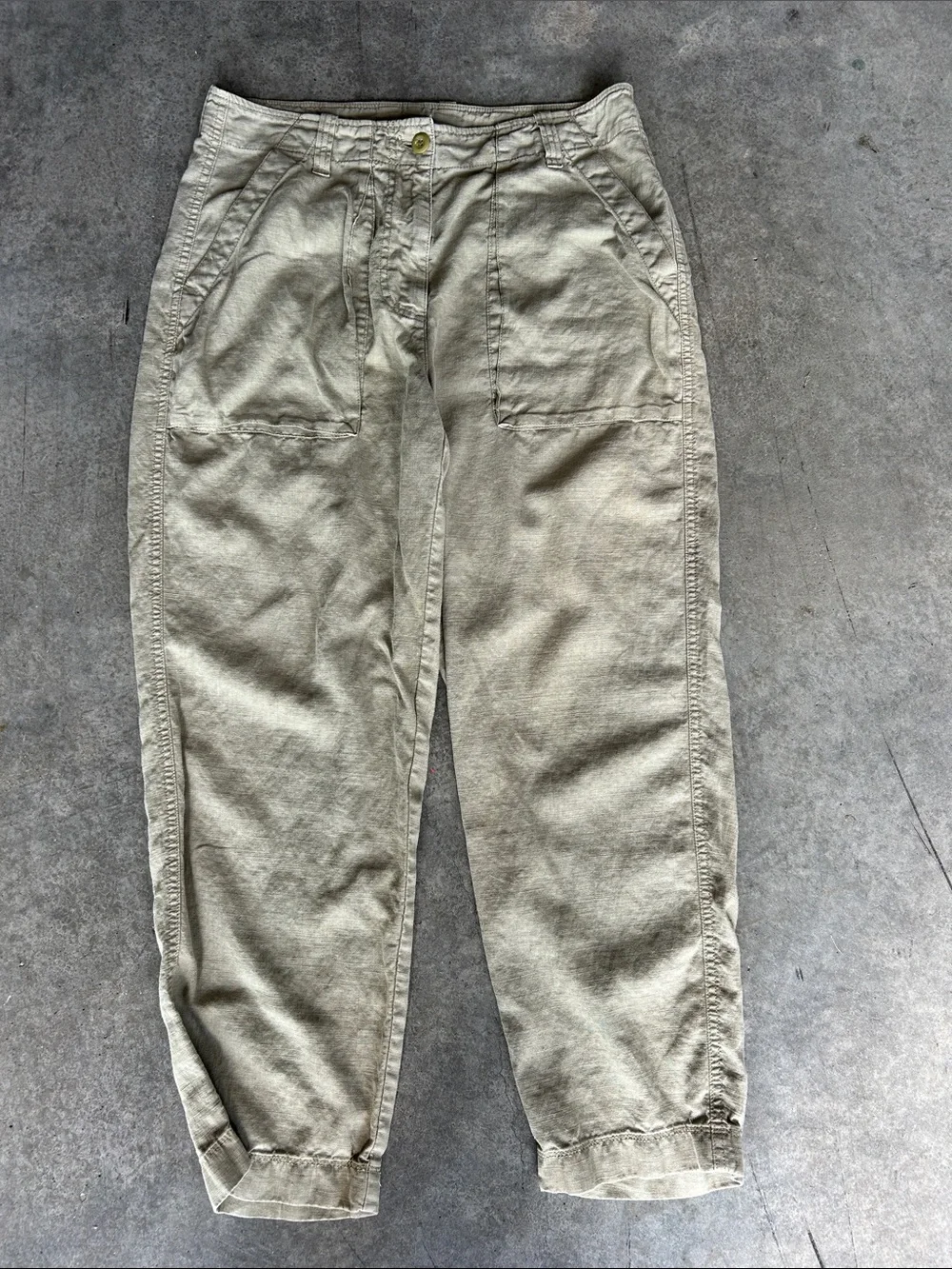 J. Crew Light Khaki Cargo Jogger Pants